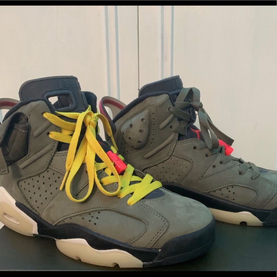 Air Jordan Size 6 Travis Scott Sneakers Nike Cactus Box